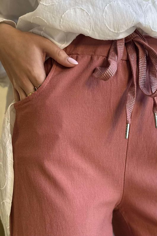 Luxury Raw Kick Magic Trouser Indian Red ~